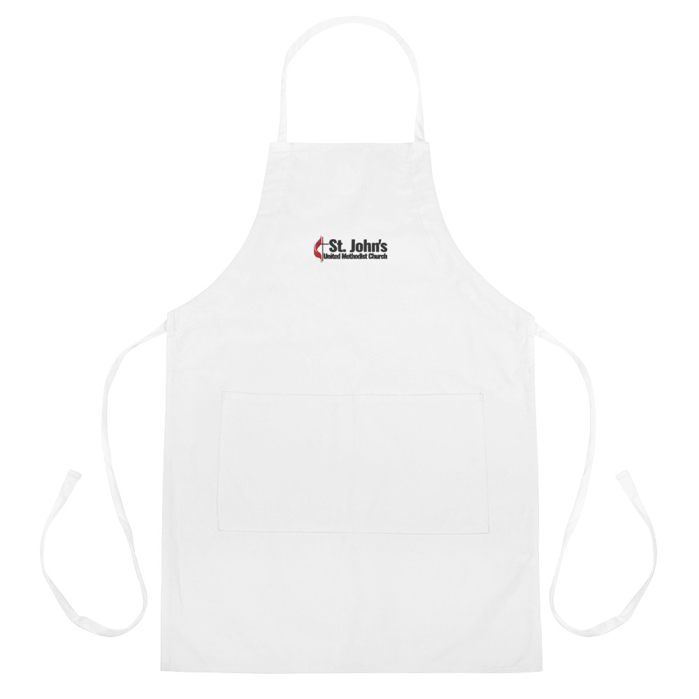 St. John's branded Embroidered Apron