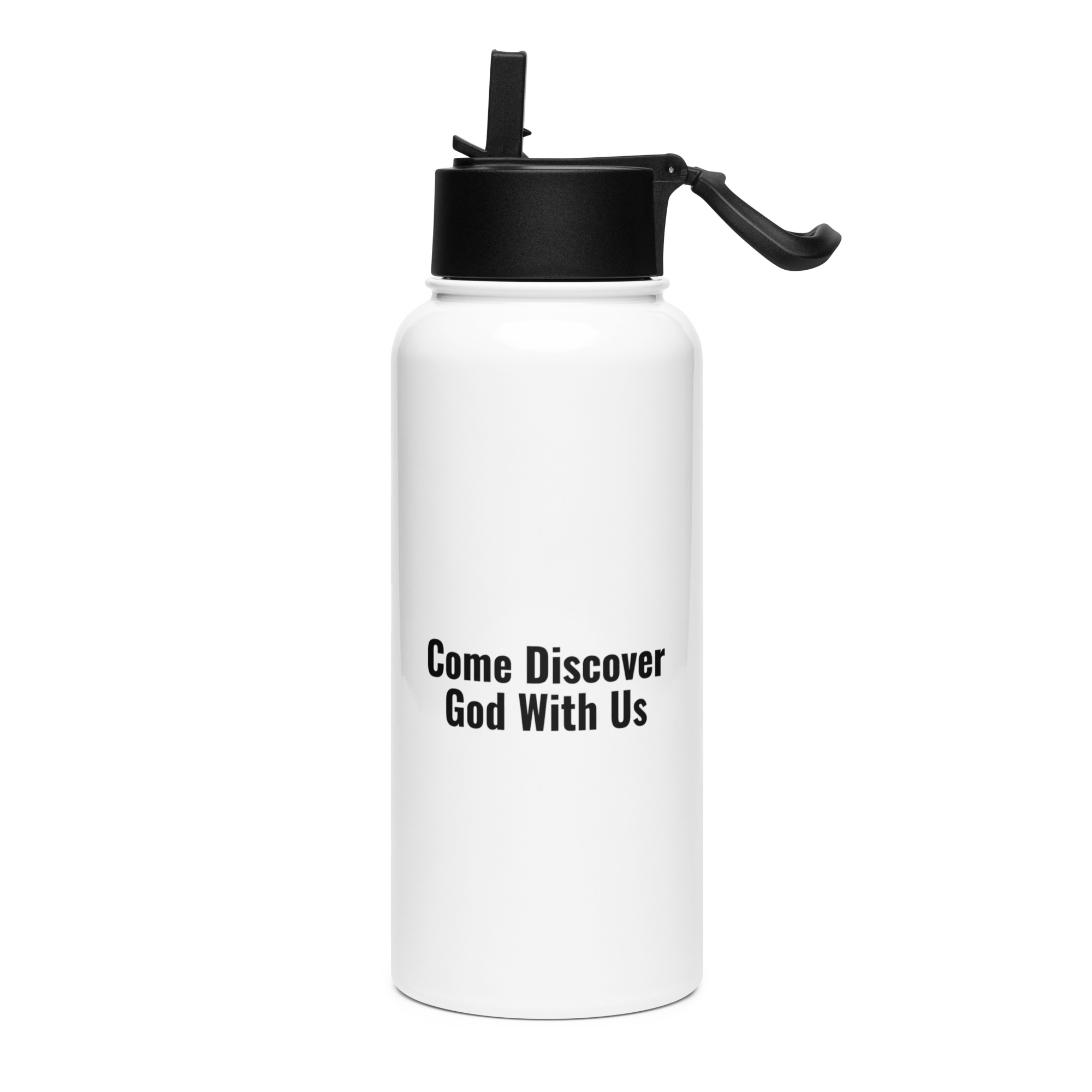 UMC branded Stainless steel water bottle w/ straw lid - Image 2