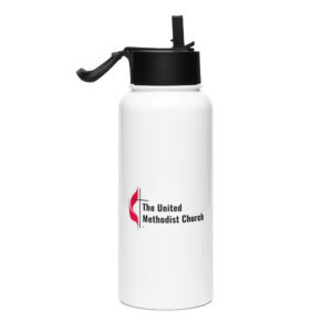 UMC branded Stainless steel water bottle w/ straw lid