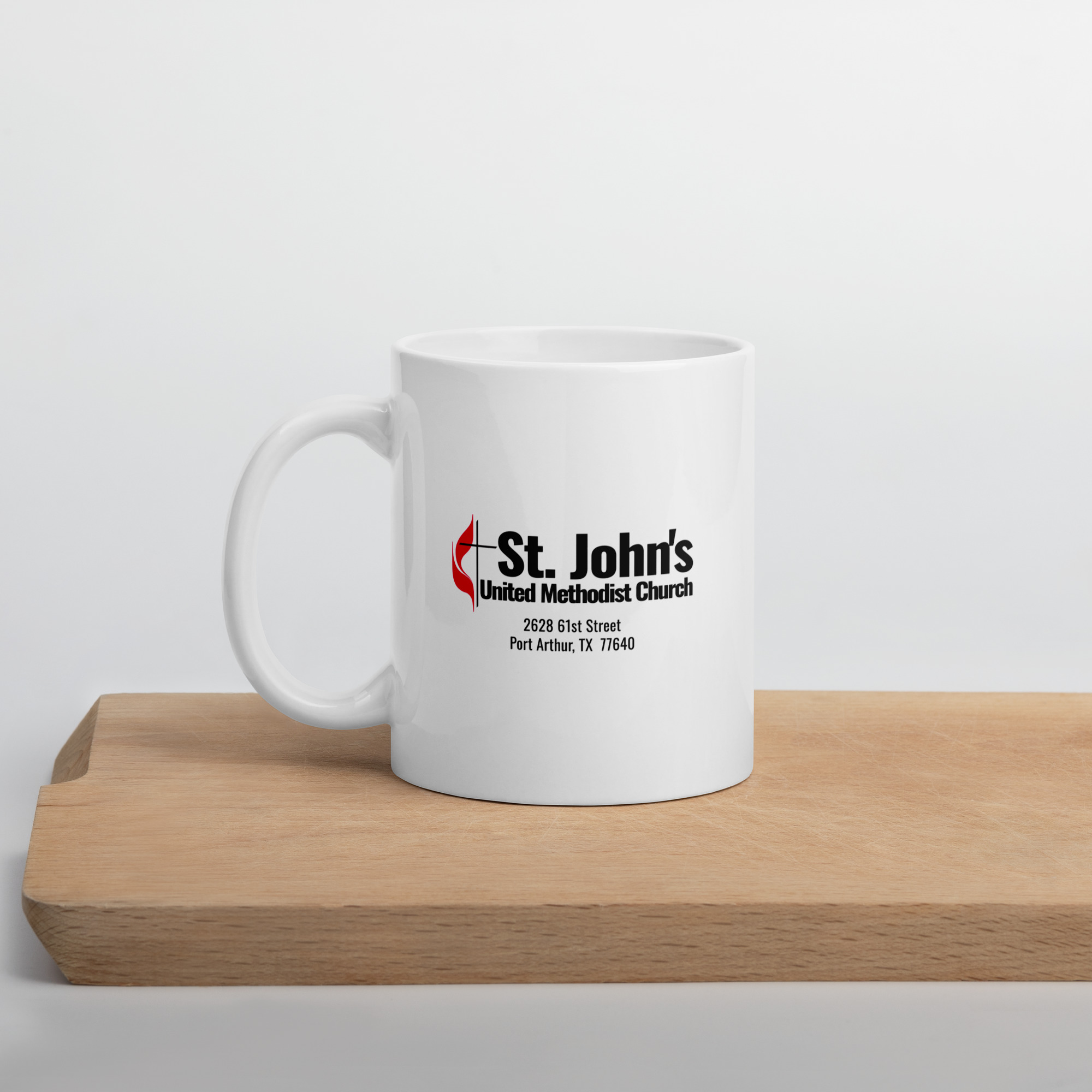 St. John's branded 11oz mug