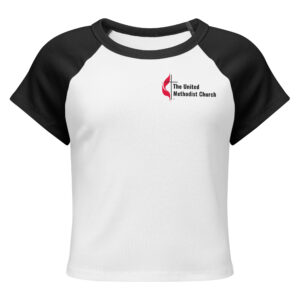 UMC branded Women’s micro rib raglan baby tee